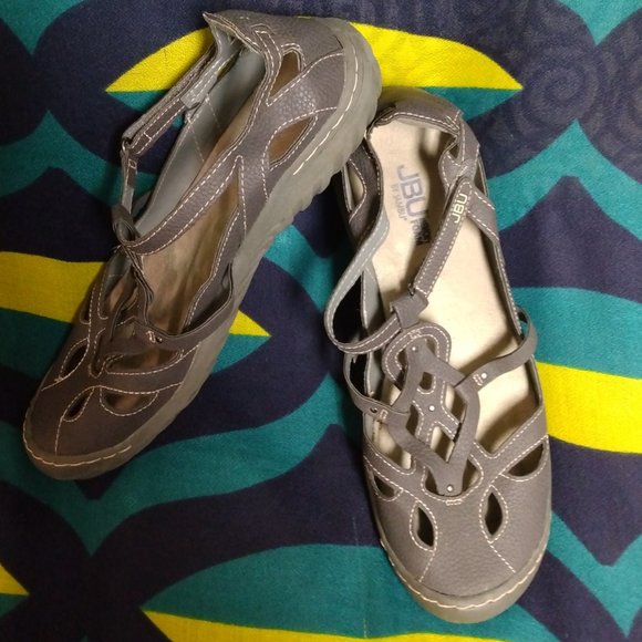 ❤️JBU by Jambu Memory Foam T-Strap Comfort Flats Shoes SZ 10 - Picture 1 of 9